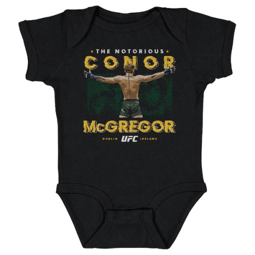 Infant 500 Level Black Conor McGregor Offset Bodysuit