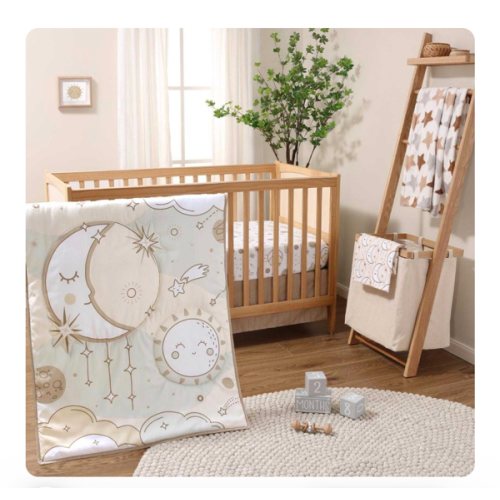 Starry Skies 5 Piece Baby Crib Bedding Set for Boys & Girls