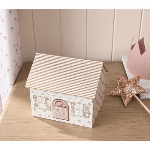 Rylee + Cru Fabric House Jewelry Box