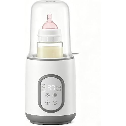 Bottle Warmer,Fast Baby Bottle Warmers for Breastmilk and Formula, with Timer, with Keep Warm, Heats Baby Bottles