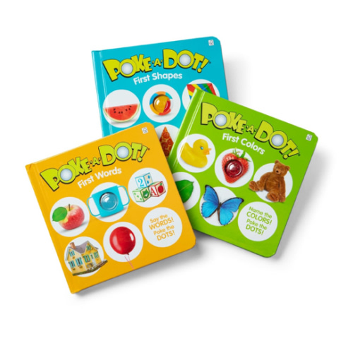 Melissa & Doug Poke-a-Dot! (3Pk First Words, Shapes & Colors)