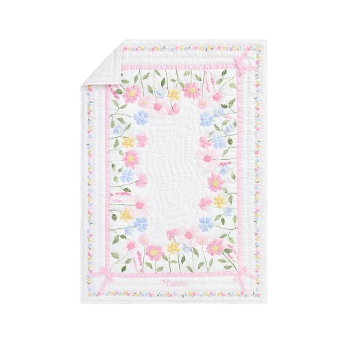 Super Bloom Baby Quilt | Pottery Barn Kids
