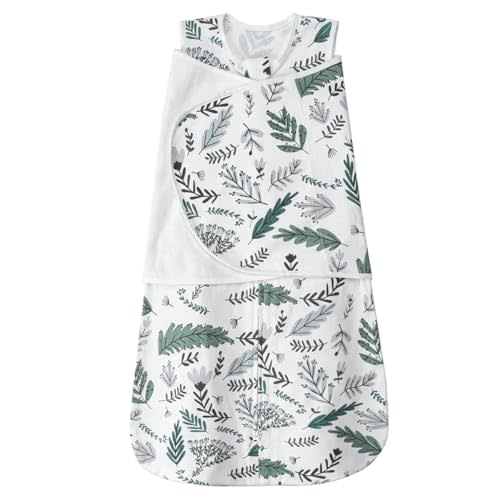 ZIGJOY Sleep Sack Swaddle 1.0 TOG Baby Wearable Blanket 100% Cotton Baby Swaddle Blanket for Newborns