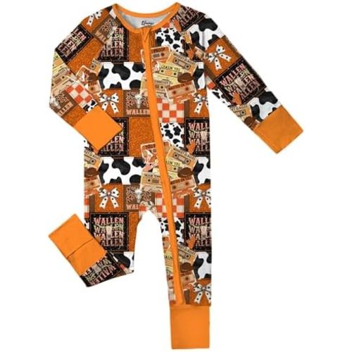 Weiwei Pajamas for Baby Boys & Girls, Viscose from Bamboo Footie Pajamas Convertible Newborn Sleeper, Zipper Onesie 0-24M,YKK