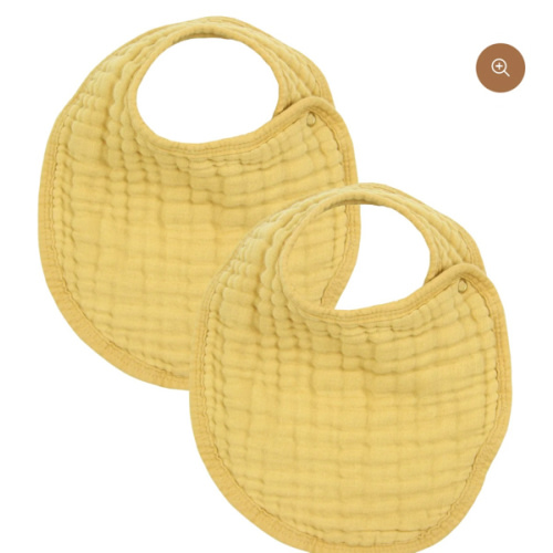 Cloud Muslin™ Bib 2 Pack - Honey
