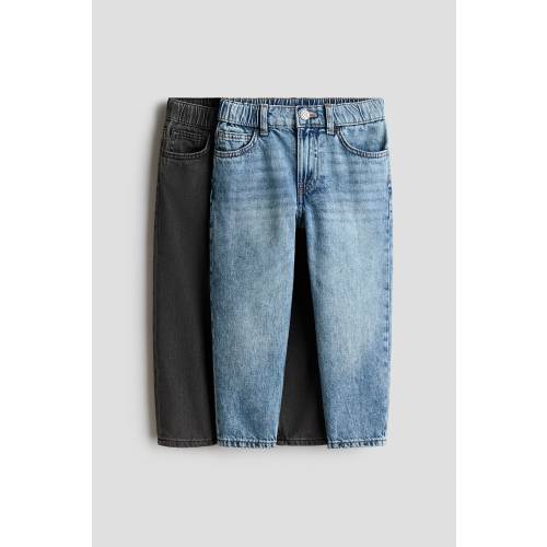 2-PACK LOOSE FIT TAPERED LEG JEANS