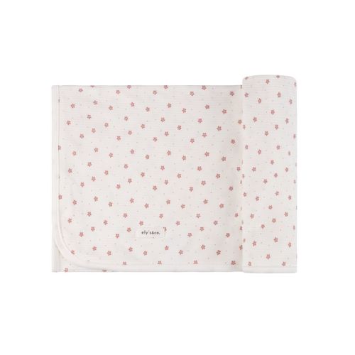 Ely's & Co. Baby Ribbed Cotton Receiving Blanket