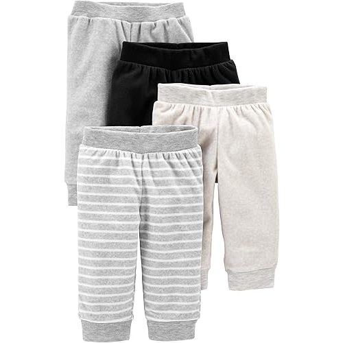 Simple Joys by Carter's unisex-baby 4-pack Fleece Pants