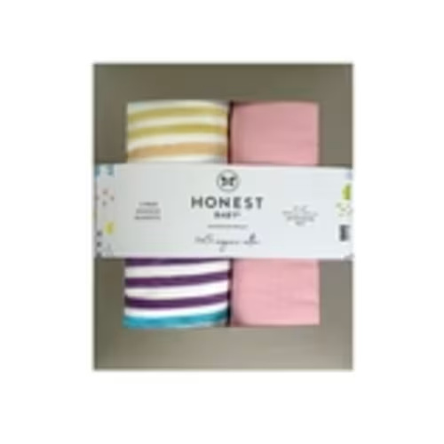 2-Pack Organic Cotton Swaddle Blankets