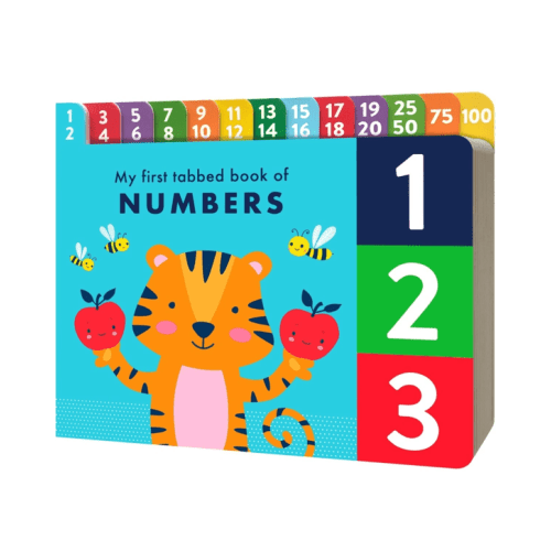 123: My First Tabbed Book of Numbers - Board Book