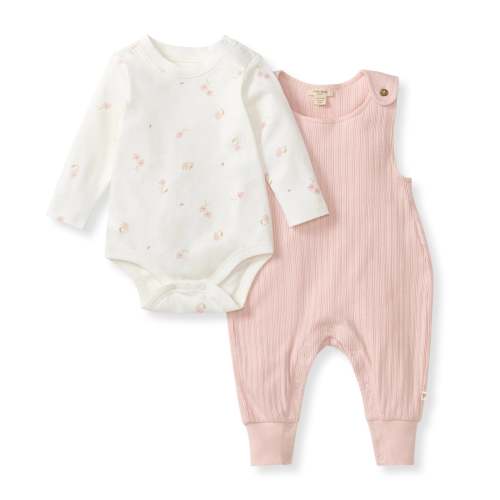 Floral Bodysuit & Jumpsuit Baby Girl Set – Burt's Bees Baby