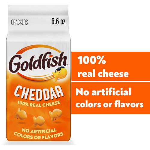 Goldfish Cheddar Crackers, 6.6 oz Bag