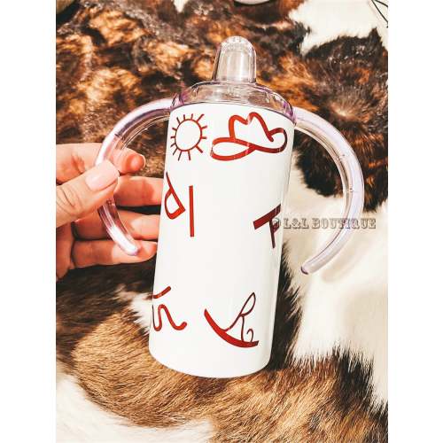 Brown Branded Sippy Cup