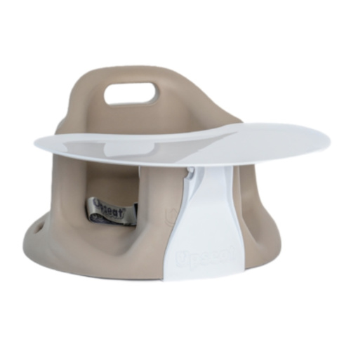 Buy Upseat Ergonomic Baby Floor & Booster Seat with Tray Taupe at Well.ca | Free Shipping $35+ in Canada