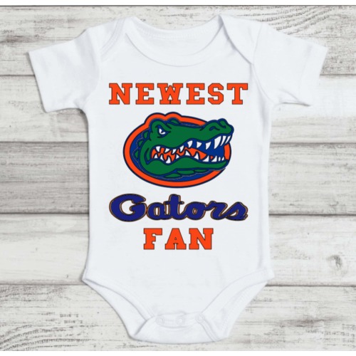 Newest Gators Fan Bodysuit, Baby Girl Bodysuit, Baby Boy Bodysuit, Newborn Gift, Baby Shower Gift
