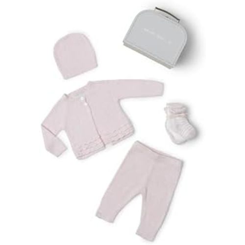 Barefoot Dreams® CozyChic Lite® Heirloom Newborn Set, Pink, 0-3 Months
