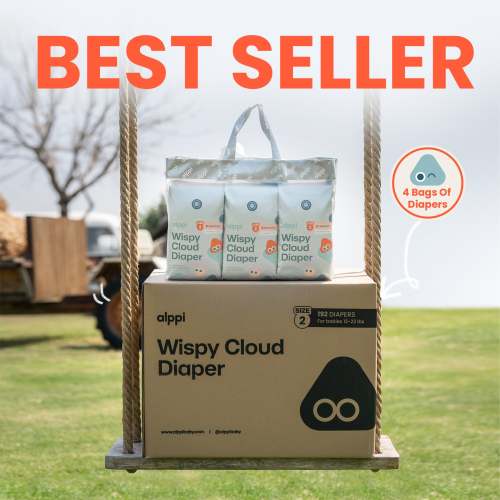 Alppi Wispy Cloud Diaper Monthly Box