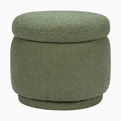 babyletto Enoki Storage Ottoman - Olive Boucle