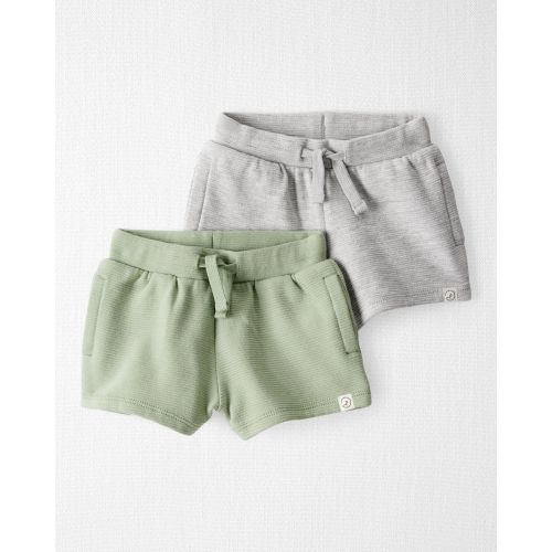 Baby 2-Pack Organic Cotton Shorts - Little Planet | Carter's