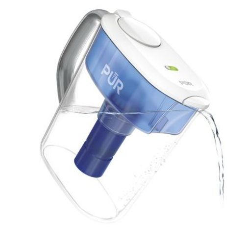 PUR PLUS 11 Cup Water Pitcher Filtration System White/Blue PPT110WA: PUR Filtration, BPA-Free, Dishwasher-Safe, 40-Day Filter Life