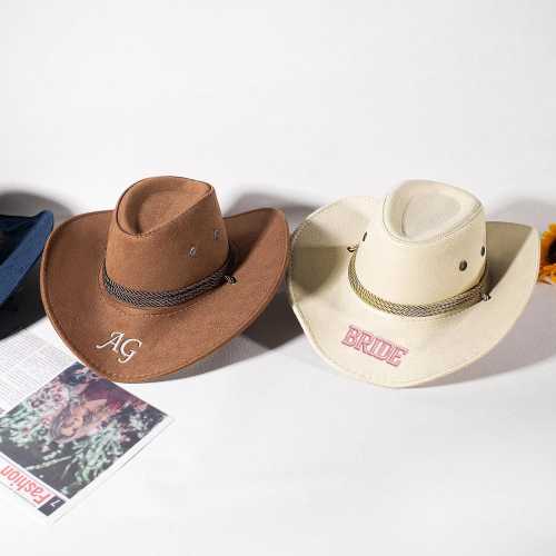 Personalized Cowboy Hat, Custom Embroidered Cowgirl Hat