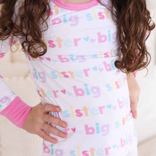 Big Sister Two Piece Pajama Set