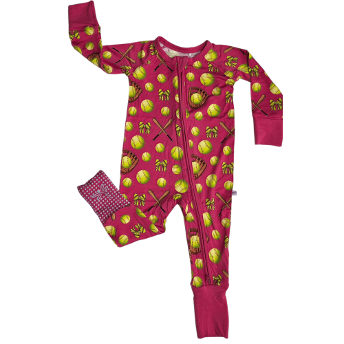 Bows At Bat Convertible Zip-Up – Dragonfly Dreams Bamboo