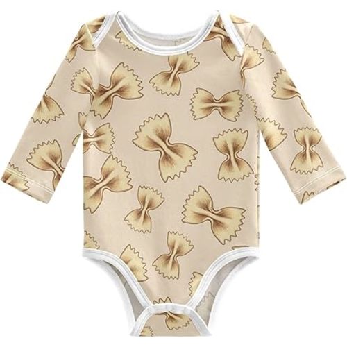 Baby Girls Boys Bodysuit Cotton Long Sleeve Rompers One Piece Baby Clothes Outfits for Newborn Infant 0-24 Month