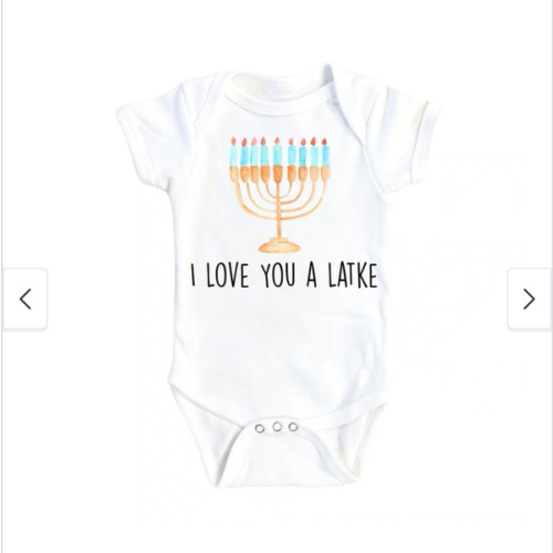 Hannukah Latke - Baby Boy Girl Clothes Infant Bodysuit Funny Cute Newborn