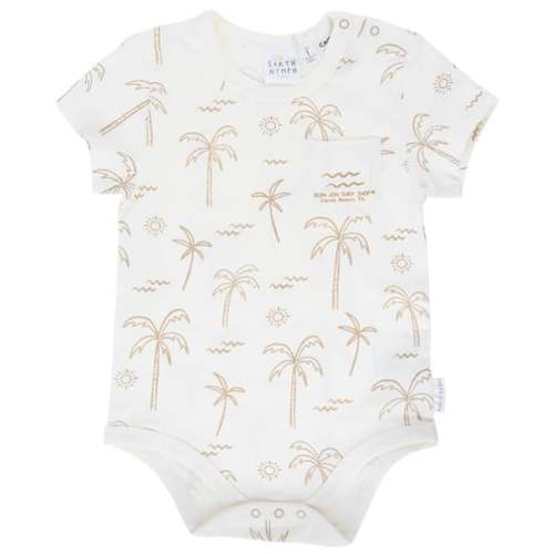 Earth Nymph Ron Jon Cocoa Beach FL Palm Scenic Baby Romper
