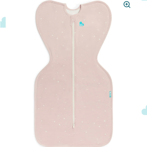 Love to Dream Swaddle Up™ - 1.0 TOG Cotton Powder Pink Twinkle Size Small
