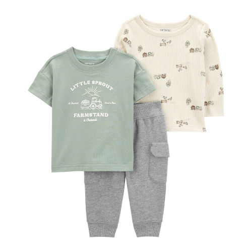 Baby 3-Piece Little Sprout Outfit Set - Carter's | Carter's