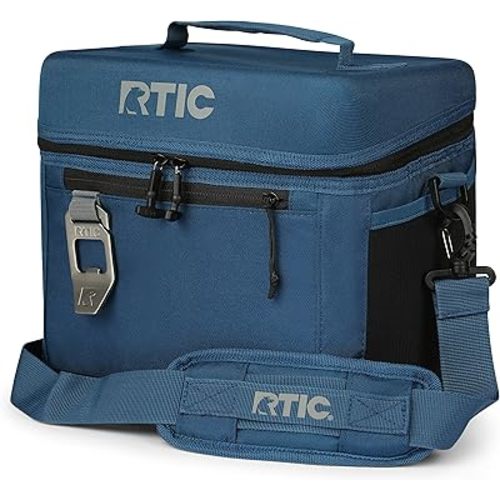 RTIC Everyday Cooler, Soft Sided Portable Insulated Cooling for Lunch, Beach, Drink, Beverage, Travel, Camping, Picnic, for Men and Women