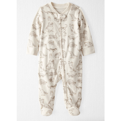 Organic Cotton Animal-Print Sleeper | 6M