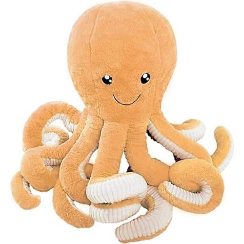DENTRUN Octopus Stuffed Animals, Giant Octopus Plush Doll Play Toys for Kids Girls Boys Adults Birthday Xmas Halloween Present Stuffed Sea Animals Plushie, 7/16/24/32 Inches, 5 Colors