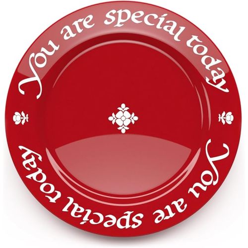 "You Are Special Today" Red Plate – Original Waechtersbach – Celebration Dish – Iconic Gift for Birthdays, Mother's Day & Milestones – German Ceramic Tradition – Dishwasher Safe, Incl. Gift Box