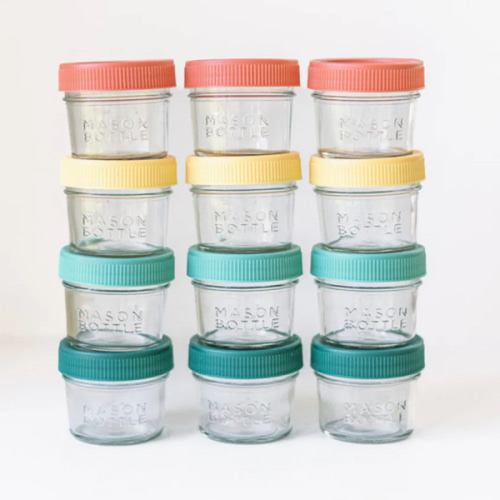 Breastmilk Storage Jar Set – Mason Bottle
