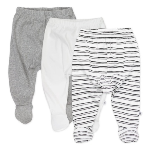 3-Pack Organic Cotton Footed Pants | Honest Baby Clothing