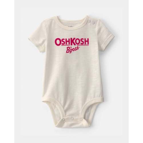 Baby OshKosh Logo Graphic Bodysuit - Ivory - OshKosh B'gosh | Carter's