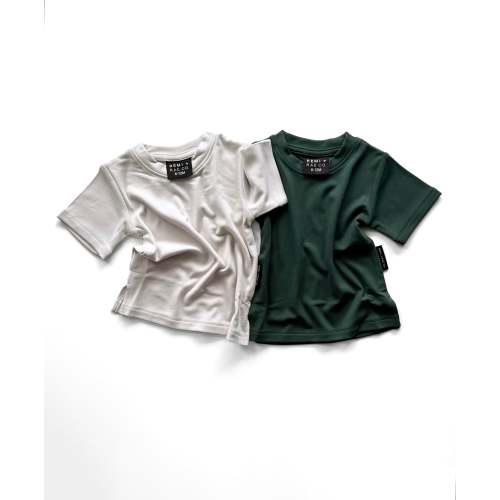 BAMBOO LUXE TEE - MOONSTONE – REMI + RAE CO.