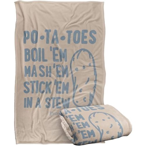 Lord of The Rings Blanket, 36"x58" The Taters Silky Touch Super Soft Throw Blanket Christmas Gift