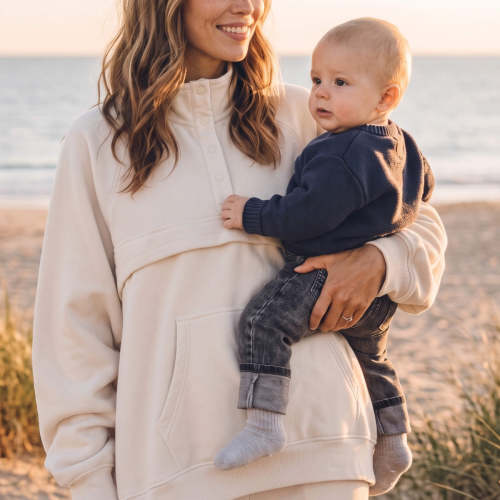 Women's Breastfeeding Sweatshirt - Blanc