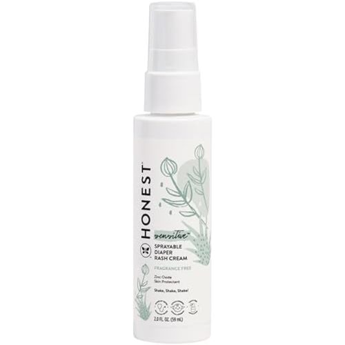 The Honest Company Diaper Rash Cream Spray, Hypoallergenic, 2 fl oz