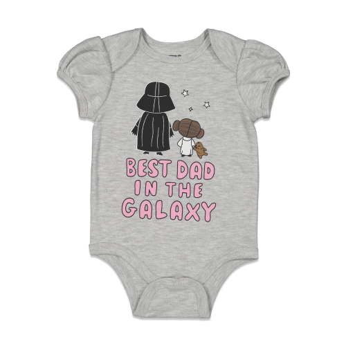 Star Wars Father's Day Newborn Baby Girls Bodysuit Newborn to Infant