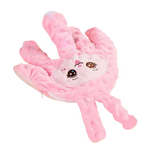 Baby Soothers Toys, Smart Baby Soother with Realistic Patting & Warmth, Cute Animal Plush Stuffed Doll Toy for Girls Boys, Plush Figure Soothing Toys for Home and Travel