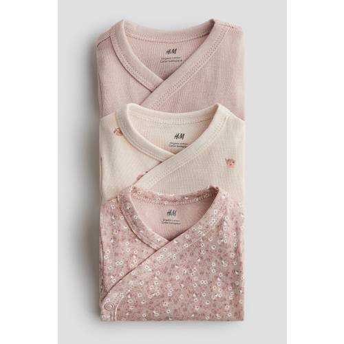 3-PACK WRAPOVER BODYSUITS