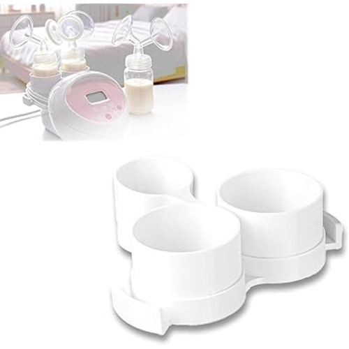 Bottle & Hose Holder for Breast Pump,Older Model (Round Hole),Fits All S1 S2 Versions,Organize and Simplify Your Pumping Journey, Functional Design for Easy Use (White)