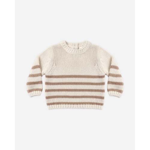 Rex Sweater Almond Stripe – Quincy Mae