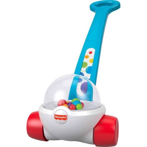Fisher-Price Corn Popper Blue Push Toy with Popping Action for Baby & Toddler Ages 1+ Years