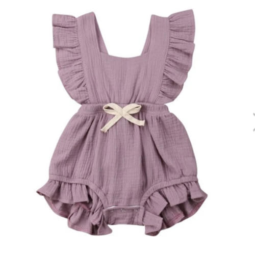 SIERRA Ruffle Romper - Hazel & Bo